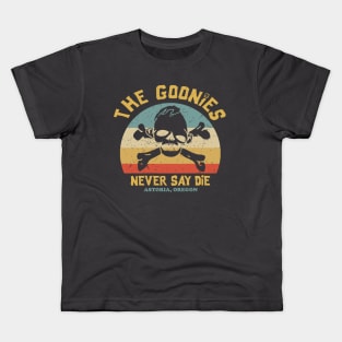 The Goonies Never Say Die Vintage Retro Kids T-Shirt